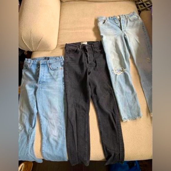 Agolde jeans and Citizens of Humanity jeans - Picture 1 of 3